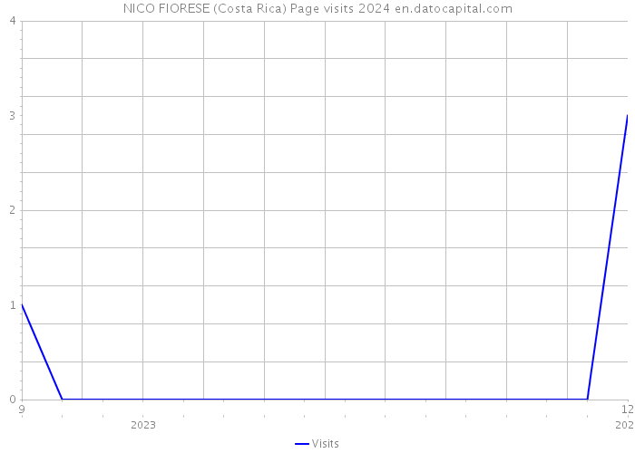 NICO FIORESE (Costa Rica) Page visits 2024 