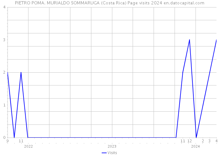 PIETRO POMA. MURIALDO SOMMARUGA (Costa Rica) Page visits 2024 