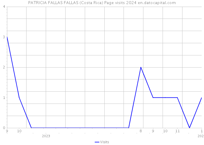 PATRICIA FALLAS FALLAS (Costa Rica) Page visits 2024 