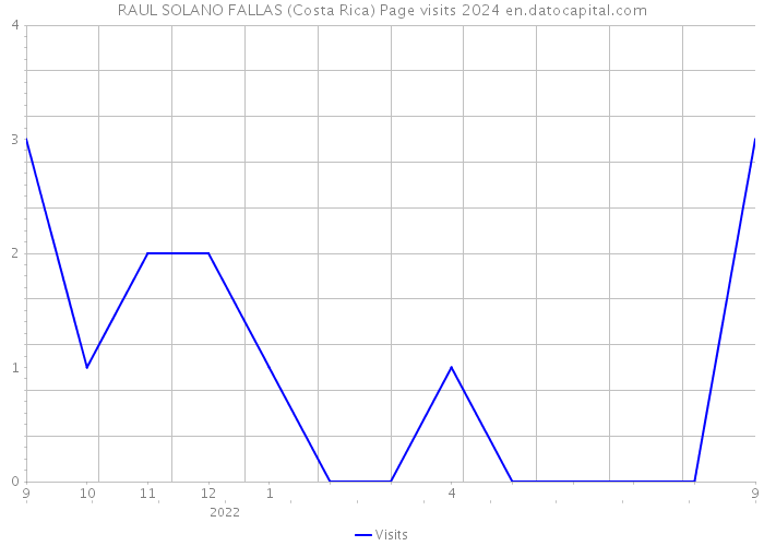 RAUL SOLANO FALLAS (Costa Rica) Page visits 2024 