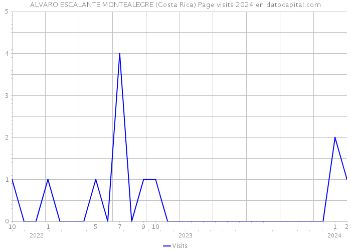 ALVARO ESCALANTE MONTEALEGRE (Costa Rica) Page visits 2024 