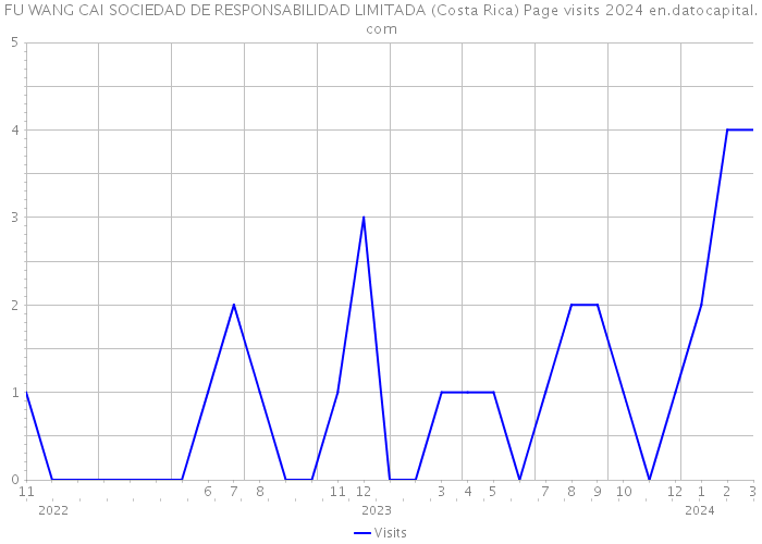 FU WANG CAI SOCIEDAD DE RESPONSABILIDAD LIMITADA (Costa Rica) Page visits 2024 