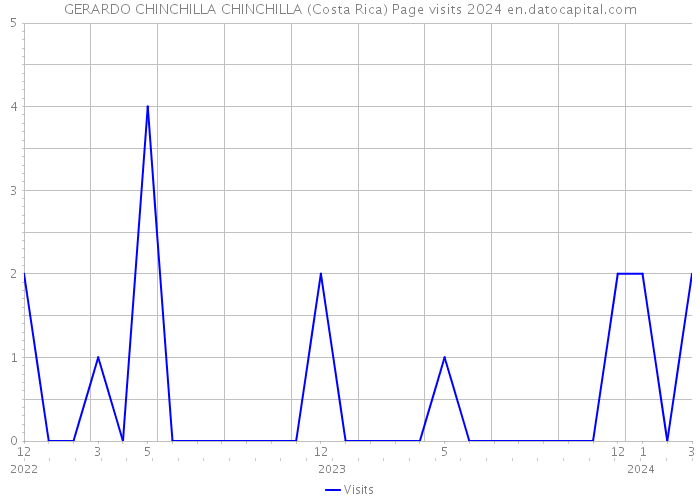 GERARDO CHINCHILLA CHINCHILLA (Costa Rica) Page visits 2024 