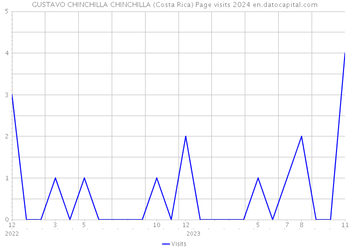GUSTAVO CHINCHILLA CHINCHILLA (Costa Rica) Page visits 2024 