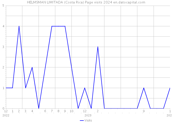 HELMSMAN LIMITADA (Costa Rica) Page visits 2024 