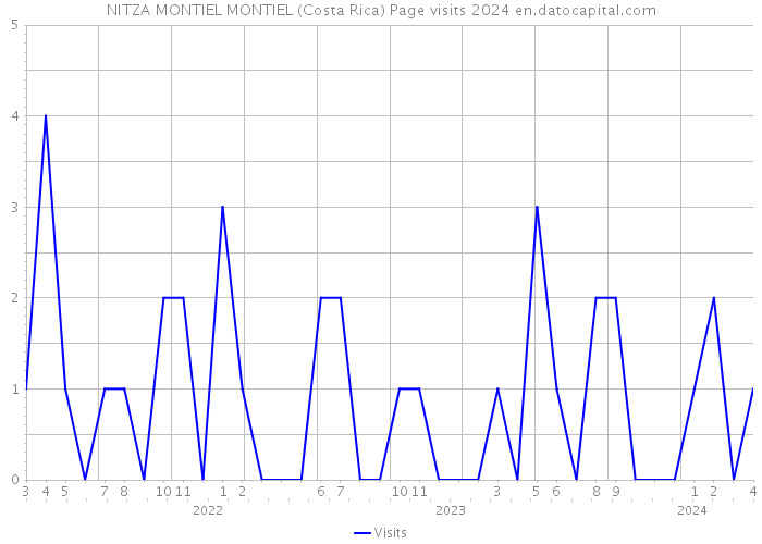 NITZA MONTIEL MONTIEL (Costa Rica) Page visits 2024 
