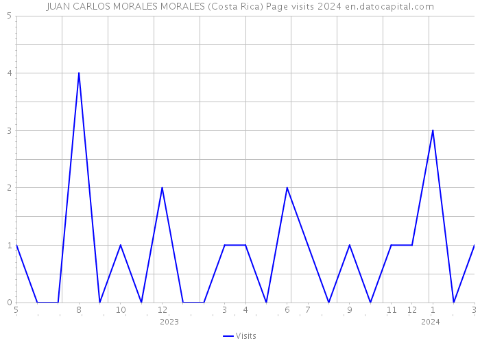 JUAN CARLOS MORALES MORALES (Costa Rica) Page visits 2024 