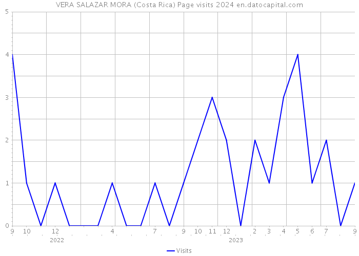 VERA SALAZAR MORA (Costa Rica) Page visits 2024 