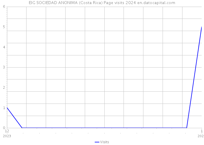 EIG SOCIEDAD ANONIMA (Costa Rica) Page visits 2024 