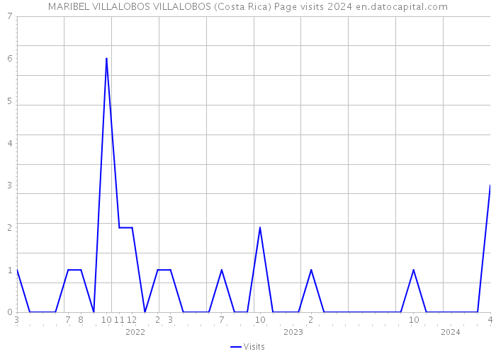 MARIBEL VILLALOBOS VILLALOBOS (Costa Rica) Page visits 2024 