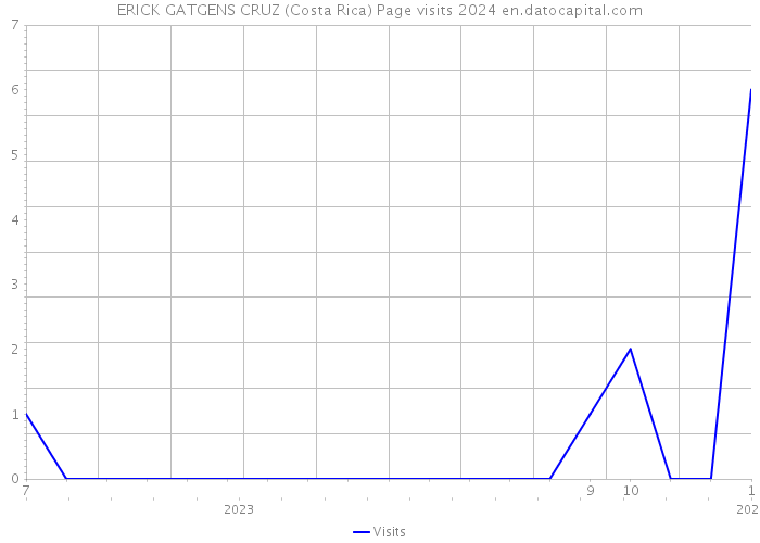 ERICK GATGENS CRUZ (Costa Rica) Page visits 2024 